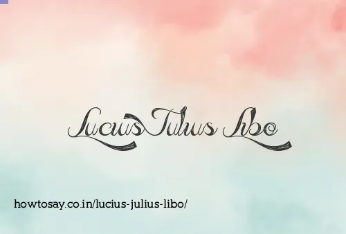 Lucius Julius Libo