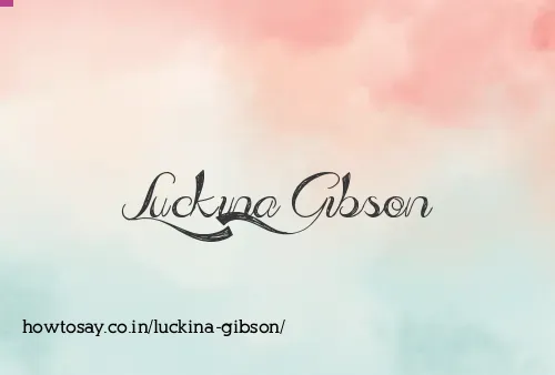 Luckina Gibson