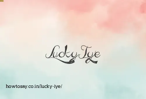 Lucky Iye