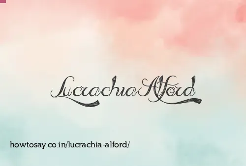 Lucrachia Alford