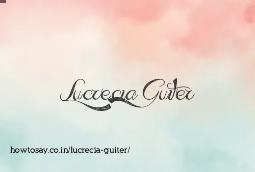Lucrecia Guiter