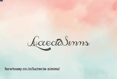 Lucrecia Simms