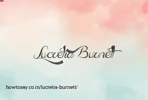 Lucretia Burnett