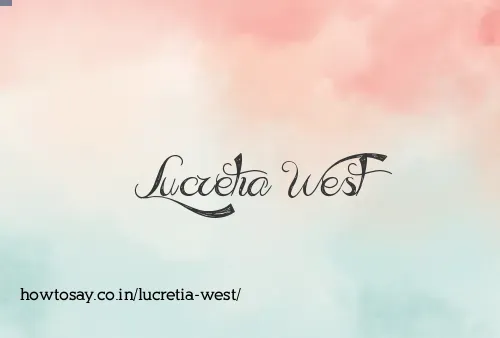 Lucretia West