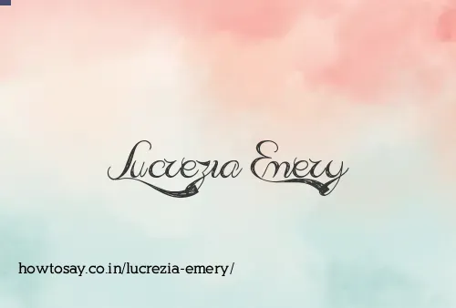 Lucrezia Emery