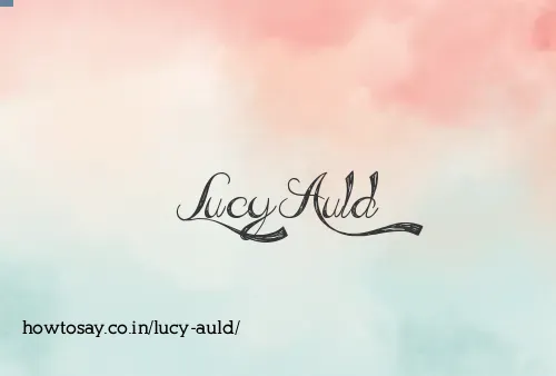 Lucy Auld
