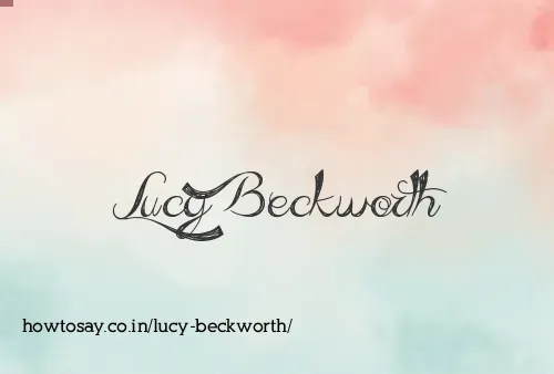 Lucy Beckworth