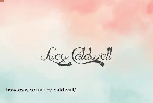 Lucy Caldwell