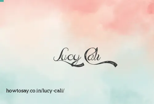 Lucy Cali