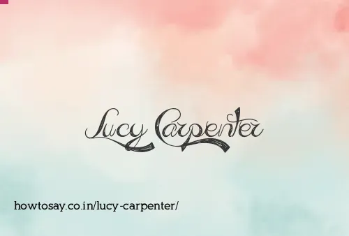 Lucy Carpenter