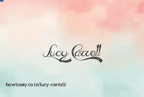 Lucy Carroll