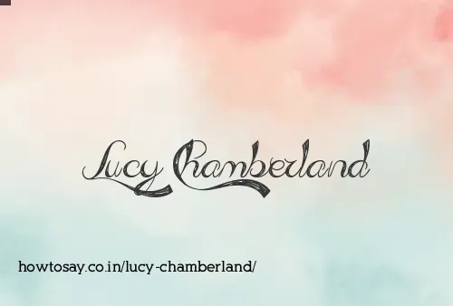 Lucy Chamberland
