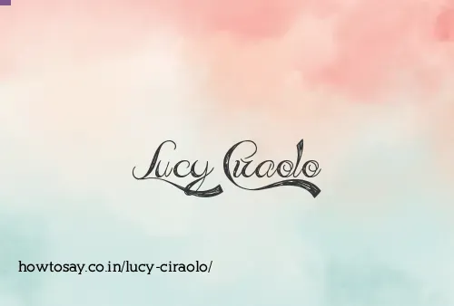 Lucy Ciraolo