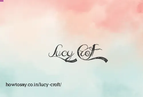 Lucy Croft
