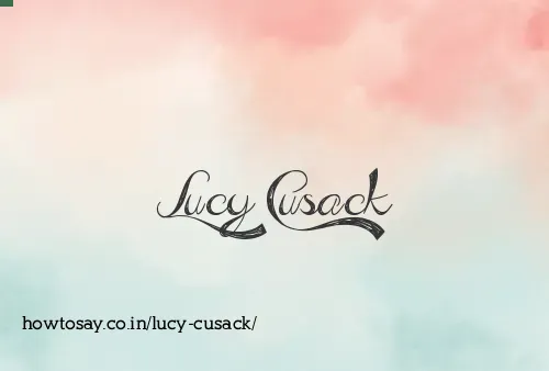 Lucy Cusack