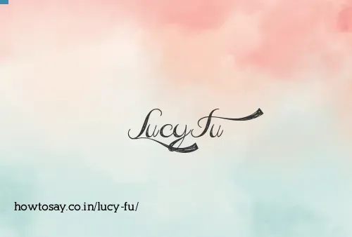 Lucy Fu