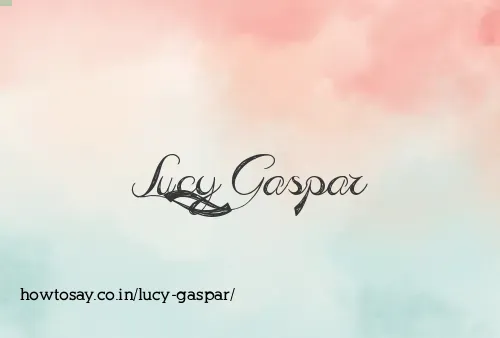 Lucy Gaspar