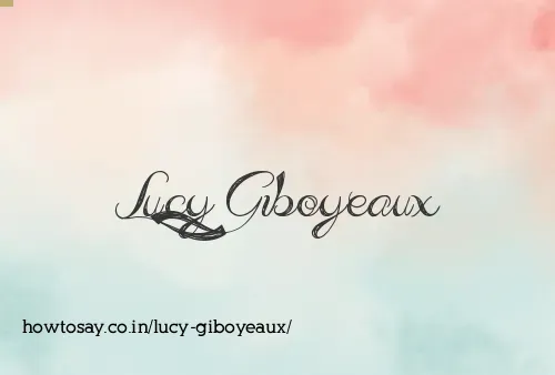 Lucy Giboyeaux