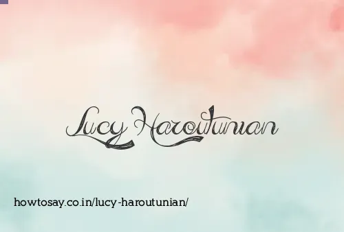 Lucy Haroutunian
