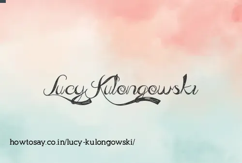 Lucy Kulongowski