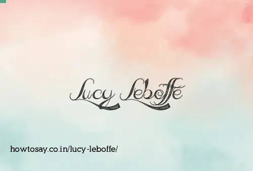 Lucy Leboffe