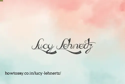 Lucy Lehnertz