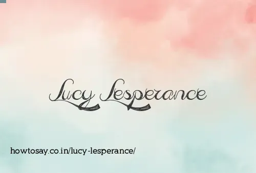Lucy Lesperance