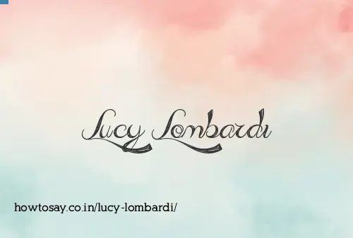 Lucy Lombardi
