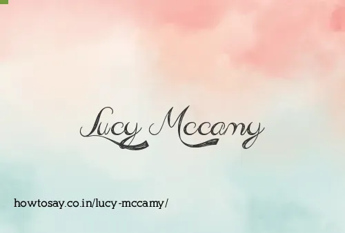 Lucy Mccamy
