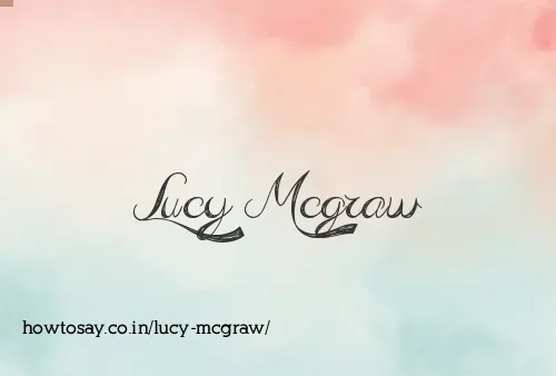Lucy Mcgraw
