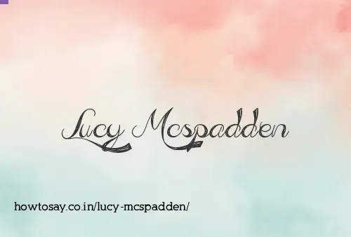 Lucy Mcspadden