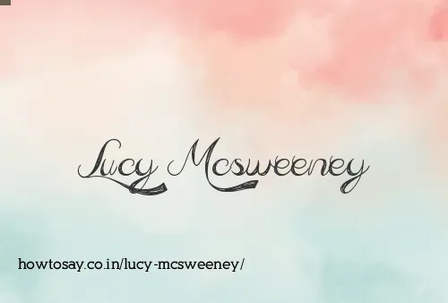 Lucy Mcsweeney