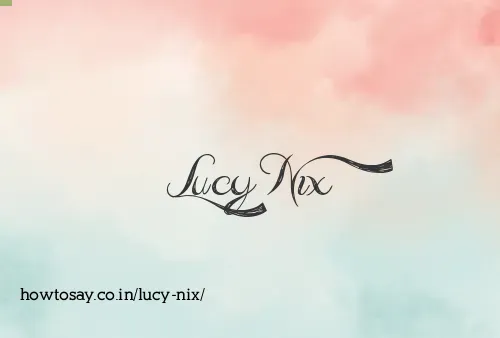 Lucy Nix