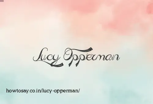 Lucy Opperman