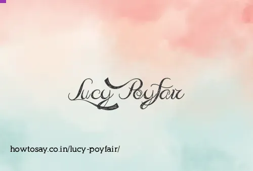 Lucy Poyfair