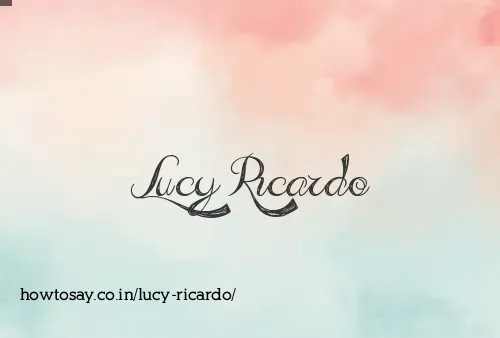 Lucy Ricardo