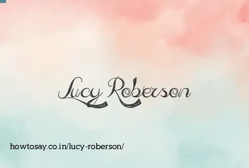 Lucy Roberson