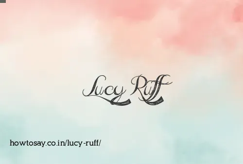 Lucy Ruff