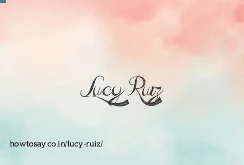 Lucy Ruiz