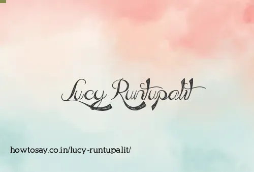 Lucy Runtupalit