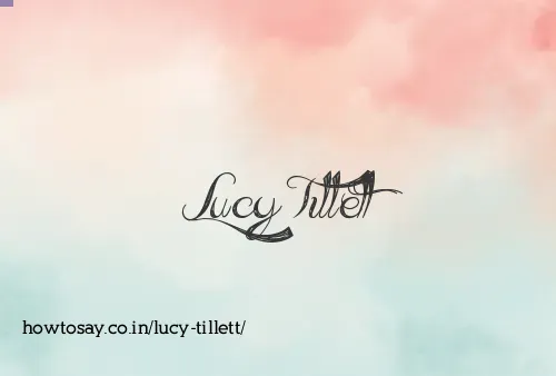 Lucy Tillett