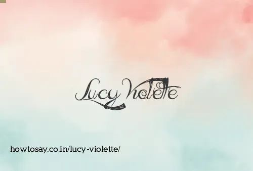 Lucy Violette