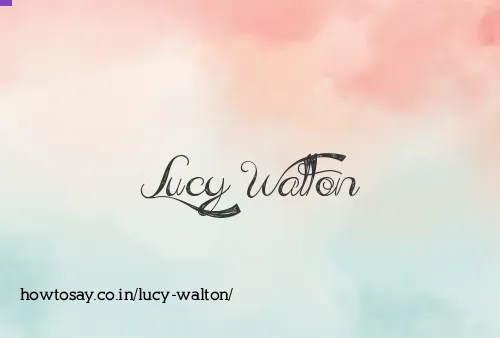 Lucy Walton