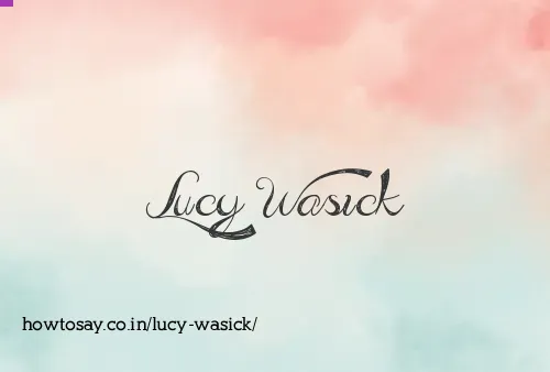 Lucy Wasick