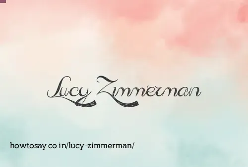 Lucy Zimmerman