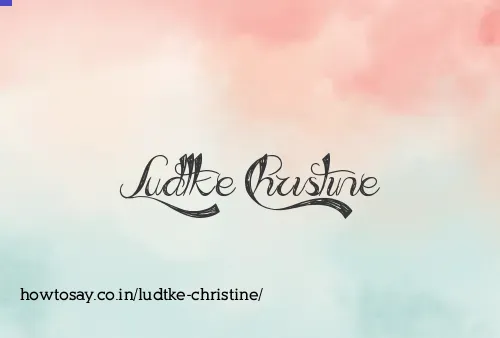 Ludtke Christine