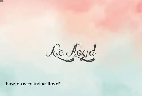 Lue Lloyd