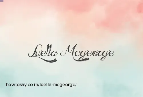 Luella Mcgeorge
