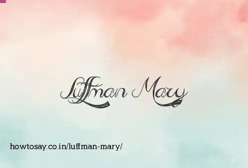 Luffman Mary