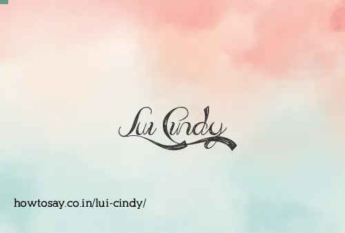 Lui Cindy